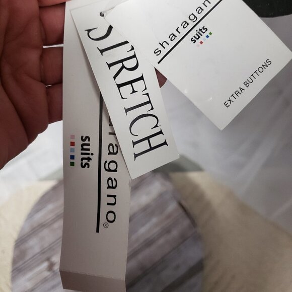 NWT Sharagano Olive Striped Blazer Office Casual Boho Minimalist 18 - Picture 8 of 11